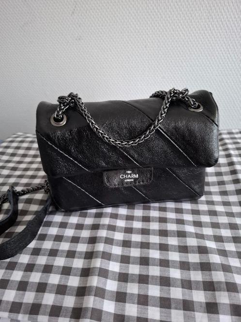 Tasje, Charm London - NIEUW, Sieraden, Tassen en Uiterlijk, Tassen | Damestassen, Nieuw, Schoudertasje, Zwart, Verzenden
