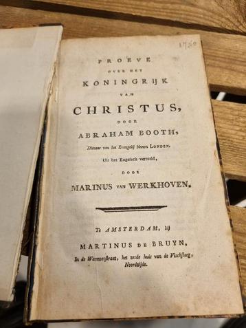 Abraham Booth. Proeve over het Koningrijk van Christus beschikbaar voor biedingen