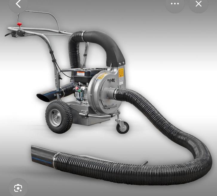 Jansen bladzuiger/bladblazer - nieuw!, Tuin en Terras, Bladblazers, Zo goed als nieuw, Benzine, Met opvangzak, Ophalen