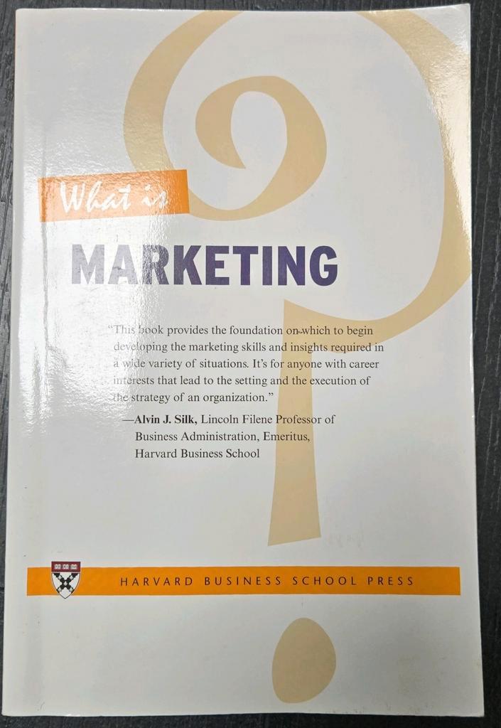 What is Marketing? - Harvard Business School, Boeken, Economie, Management en Marketing, Zo goed als nieuw, Economie en Marketing