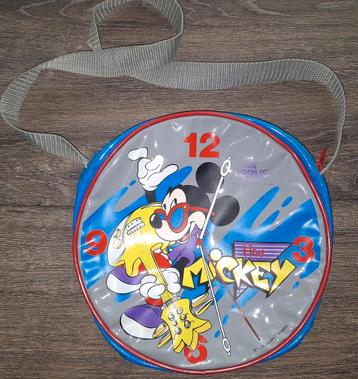 Walt Disney Lorus Quartz tas met rits Mickey Mouse vintage  beschikbaar voor biedingen