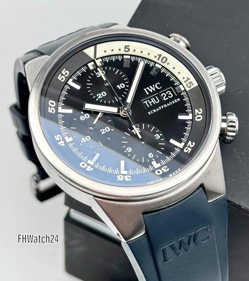 IWC Aquatimer Chronograph IW3719. Met doos., Sieraden, Tassen en Uiterlijk, Horloges | Heren, Gebruikt, Polshorloge, Omega, Staal