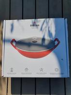 Hamersley cast Iron wok 36 cm, Ophalen of Verzenden, Zo goed als nieuw, Wok