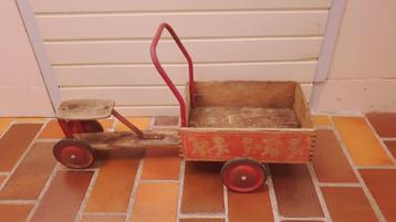 ~ Leuke oude houten bakfiets ~ beschikbaar voor biedingen
