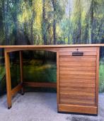 Mooi bureau Art Deco antiek - beuken - vintage, Huis en Inrichting, Ophalen, Gebruikt