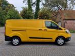 Ford Transit Custom GB 2.0 Tdci 130PK 340 L2h1 2020 Airco, Auto's, Stof, 1995 cc, Origineel Nederlands, 2 stoelen