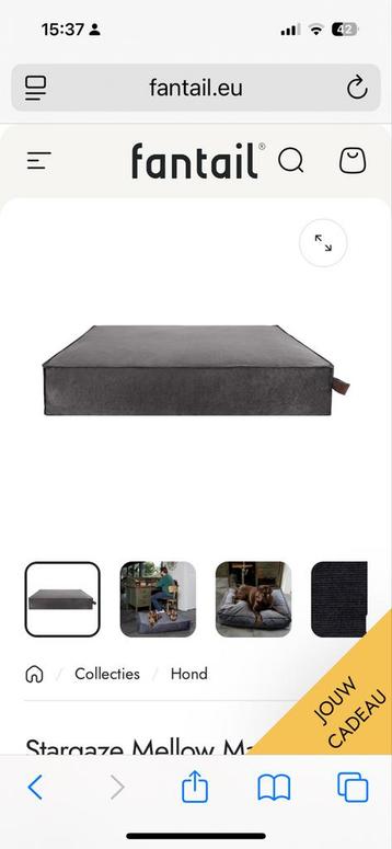 Gebruikt Fairtail hondenkussen grijs maat L: 120x90x27 beschikbaar voor biedingen