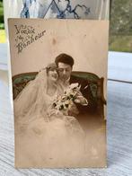 Voeux de Bonheur - Bruidspaar (PP), Ophalen of Verzenden, 1920 tot 1940, Gelopen, Overige thema's