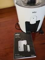 Sapcentrifuge Braun PurEase spin juicer, Witgoed en Apparatuur, Ophalen, Zo goed als nieuw, Elektrisch, Sapcentrifuge