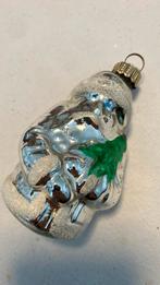 Vintage kerstbsl, kerstman zilver, Ophalen of Verzenden, Zo goed als nieuw