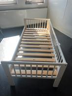 IKEA-kinderbed - wit, Ophalen, Gebruikt, 70 tot 85 cm, Lattenbodem