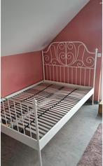 IKEA LEIRVIK tweepersoonsbed (140*200), Ophalen, Gebruikt, Wit, Tweepersoons