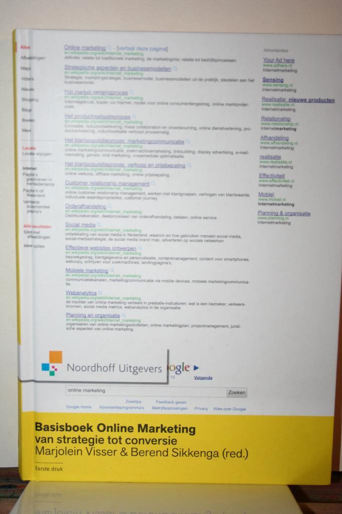 Basisboek online marketing, Boeken, Economie, Management en Marketing, Nieuw, Management, Ophalen of Verzenden