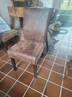 4 Bruine Stoelen - Gratis!, Huis en Inrichting, Stoelen, Gebruikt, Bruin, Klassiek, Hout