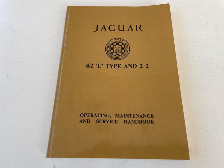 Jaguar E-type 4.2 and 2+2 handboek nieuw, Auto diversen, Handleidingen en Instructieboekjes, Ophalen of Verzenden