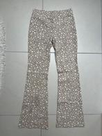 flare broek maat 158 meisje beige met wit, Broek, WE, Meisje, Ophalen of Verzenden