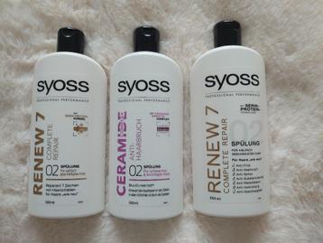 3x Syoss cremespoeling a 500ml beschikbaar voor biedingen