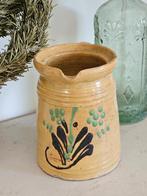 Antieke aardewerk KAN melkkan met handvat uit de ELZAS, Ophalen of Verzenden