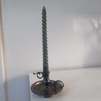 Te koop Antieke tinnen kaars houder diameter onder kant 13 c, Antiek en Kunst, Antiek | Tin, Ophalen of Verzenden