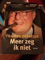Th. Lepeltak - Meer zeg ik niet, Boeken, Overige Boeken, Ophalen of Verzenden, Zo goed als nieuw, Th. Lepeltak
