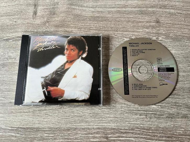 Michael Jackson Thriller 1982, Cd's en Dvd's, Cd's | Pop, Zo goed als nieuw, 1980 tot 2000, Ophalen of Verzenden