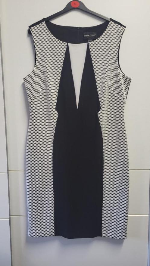Prachtige Frank Lyman design jurk – maat 44 – zwart/wit, Kleding | Dames, Jurken, Zo goed als nieuw, Maat 42/44 (L), Zwart, Ophalen of Verzenden