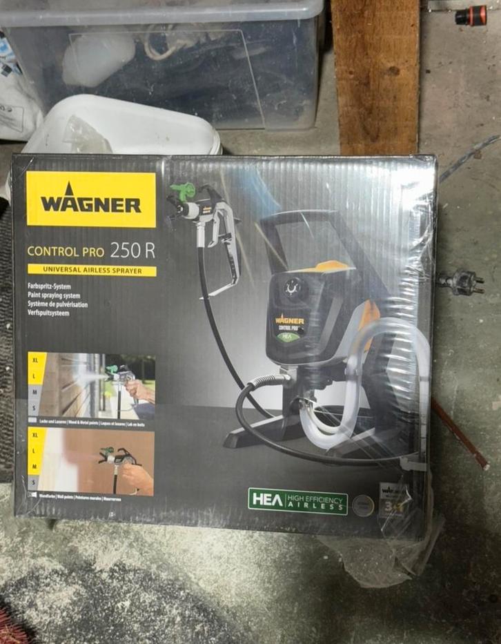 Wagner Control Pro 250 R Verfspuit, Doe-het-zelf en Verbouw, Compressors, Nieuw, 10 bar of meer, Minder dan 25 liter, Minder dan 200 liter/min