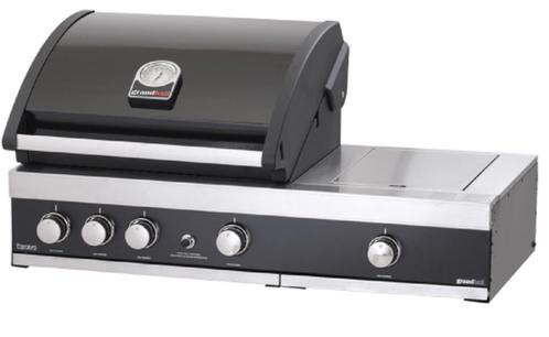 Grandhall Premium G3 inbouw gasgrill met searbrander, roestv, Tuin en Terras, Gasbarbecues, Nieuw, Ophalen of Verzenden