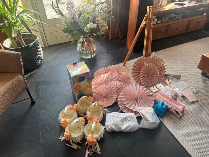 Bruiloft decoratie, Hobby en Vrije tijd, Feestartikelen, Nieuw, Versiering, Geboorte of Huwelijk, Ophalen