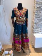 Prachtige Afghaanse Jurk, Kleding | Dames, Jurken, Maat 38/40 (M), Blauw, Ophalen of Verzenden, Zo goed als nieuw