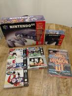 Nintendo 64, Ophalen of Verzenden, Gebruikt, Met 2 controllers, Met games