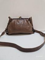 Taupekleurige leren tas Aunts&Uncles, Overige merken, Gebruikt, Bruin, Ophalen of Verzenden