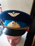Russische luchtmacht officier pet, Ophalen of Verzenden, Zo goed als nieuw, Patch, Badge of Embleem