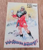 Sexy blonde vrouw gooit sneeuwballen, Verzenden, Gelopen