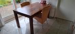 Eettafel met 2 stoelen, Huis en Inrichting, Tafels | Eettafels, Ophalen, Gebruikt, Rechthoekig, 50 tot 100 cm