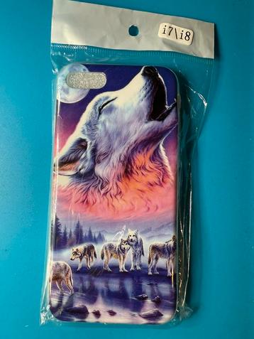 Hoesje Apple iPhone 7/8/SE 2020/SE 2022 hard case wolf beschikbaar voor biedingen