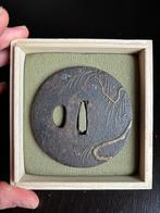 Grote Tsuba Edo periode Japan Samurai Katana Antiek, Antiek en Kunst, Ophalen of Verzenden