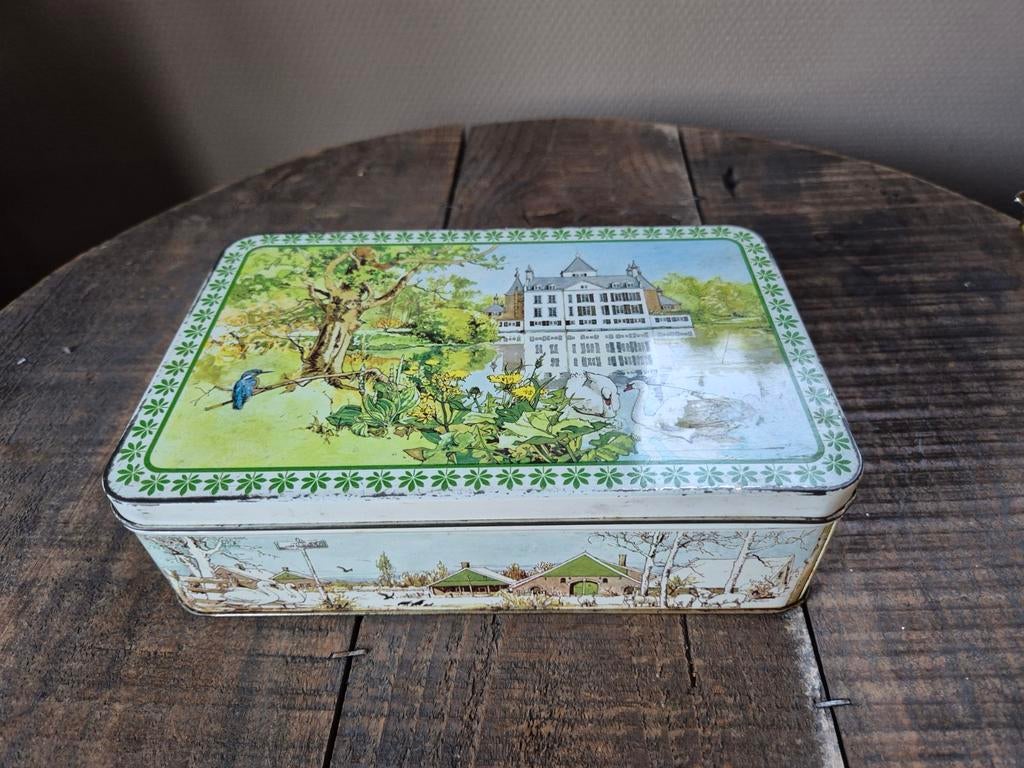 Verkade blik, Verzamelen, Blikken, Ophalen of Verzenden, Gebruikt, Koek(jes), Verkade