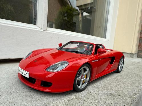 1:18 Porsche Carrera GT Guards Red 2003 Autoart 78044 JJTOP, Hobby en Vrije tijd, Modelauto's | 1:18, Zo goed als nieuw, Auto