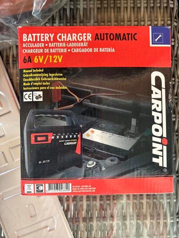 Carpoint Automatische Acculader 6A 6V/12V beschikbaar voor biedingen