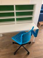 Kinderbureau Pahl plus bureaustoel blauw, Ophalen, In hoogte verstelbaar, Gebruikt, Bureau