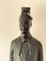 Vintage zwarte fles man figuur. Soldaat met sabel Frankrijk, Antiek en Kunst, Ophalen