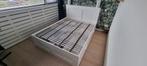 Ikea BRIMNES tweepersoonsbed 160x200cm, Huis en Inrichting, Slaapkamer | Bedden, Ophalen, Wit, Tweepersoons, Zo goed als nieuw