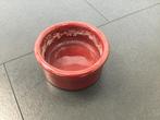 Bordeaux rood potje, Overige materialen, Rond, Ophalen of Verzenden, Minder dan 40 cm