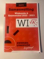 ExamenOverzicht - Samenvatting Examenstof Wiskunde A HAVO, Gelezen, Nederlands, Ophalen of Verzenden, ExamenOverzicht