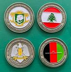 4 coins korps commandotroepen NEO 2004, 2006, 2013 en 2021, Verzenden, Landmacht, Nederland, Boek of Tijdschrift
