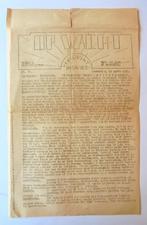 Illegaal gestencild krantje "OP WACHT" voor Den Haag en Omst, Ophalen of Verzenden, Overige soorten, Nederland, Boek of Tijdschrift