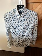 Cavallaro napoli blouse wit blauw maat 34, Ophalen of Verzenden, Zo goed als nieuw, Maat 34 (XS) of kleiner, Wit