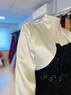 satijn bolero grote maat 44 46 48 50 52 54 56, Kleding | Dames, Overige typen, Wit, Maat 46/48 (XL) of groter, Nieuw