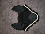 Oornetje zwart, maat Cob, goudkleurig koord, Ophalen of Verzenden, Gebruikt, Dressuur